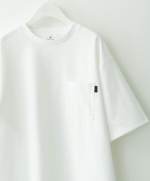 URBAN RESEARCH Sonny Label(アーバンリサーチサニーレーベル)の「ポンチポケット付ショートスリーブTシャツ(Tシャツ/カットソー・メンズ・チャコールグレー/ブラック/ブラック系その他/ブルー/ホワイト・X-LARGE/LARGE/MEDIUM)」の2枚目の写真
