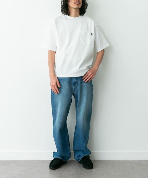 URBAN RESEARCH Sonny Label(アーバンリサーチサニーレーベル)の「ポンチポケット付ショートスリーブTシャツ(Tシャツ/カットソー・メンズ・チャコールグレー/ブラック/ブラック系その他/ブルー/ホワイト・X-LARGE/LARGE/MEDIUM)」の17枚目の写真