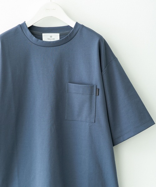 URBAN RESEARCH Sonny Label（アーバンリサーチサニーレーベル）の「ポンチポケット付ショートスリーブTシャツ（Tシャツ/カットソー・メンズ・チャコールグレー/ブラック/ブラック系その他/ブルー/ホワイト・X-LARGE/LARGE/MEDIUM）」の5枚目の写真