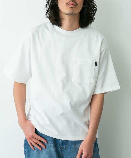 URBAN RESEARCH Sonny Label（アーバンリサーチサニーレーベル）の「ポンチポケット付ショートスリーブTシャツ（Tシャツ/カットソー・メンズ・チャコールグレー/ブラック/ブラック系その他/ブルー/ホワイト・X-LARGE/LARGE/MEDIUM）」の6枚目の写真