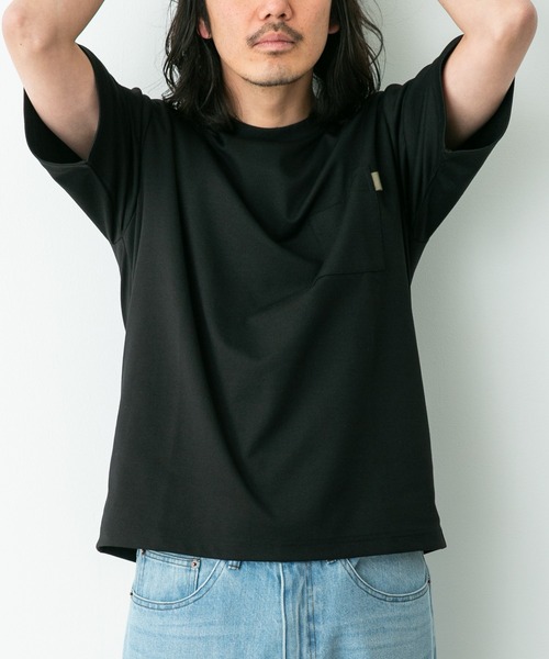 URBAN RESEARCH Sonny Label（アーバンリサーチサニーレーベル）の「ポンチポケット付ショートスリーブTシャツ（Tシャツ/カットソー・メンズ・チャコールグレー/ブラック/ブラック系その他/ブルー/ホワイト・X-LARGE/LARGE/MEDIUM）」の12枚目の写真