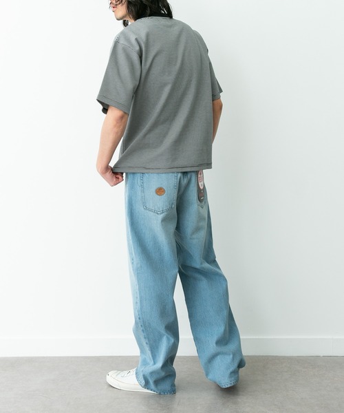 URBAN RESEARCH Sonny Label（アーバンリサーチサニーレーベル）の「ポンチポケット付ショートスリーブTシャツ（Tシャツ/カットソー・メンズ・チャコールグレー/ブラック/ブラック系その他/ブルー/ホワイト・X-LARGE/LARGE/MEDIUM）」の18枚目の写真