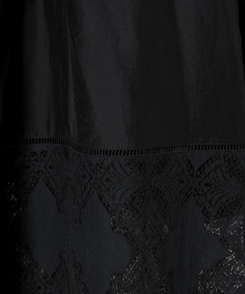 BAYFLOW（ベイフロー）の「キャンディスリーブレースチュニック（チュニック・レディース・オフホワイト/ブラック・FREE）」の13枚目の写真