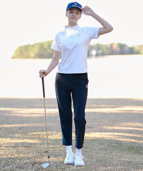 adabat（アダバット）の「【ADABAT NAVY】UVカット ロイカコードテーパードパンツ（その他パンツ・レディース・ネイビー/ナチュラル・38/36/42/40）」の5枚目の写真