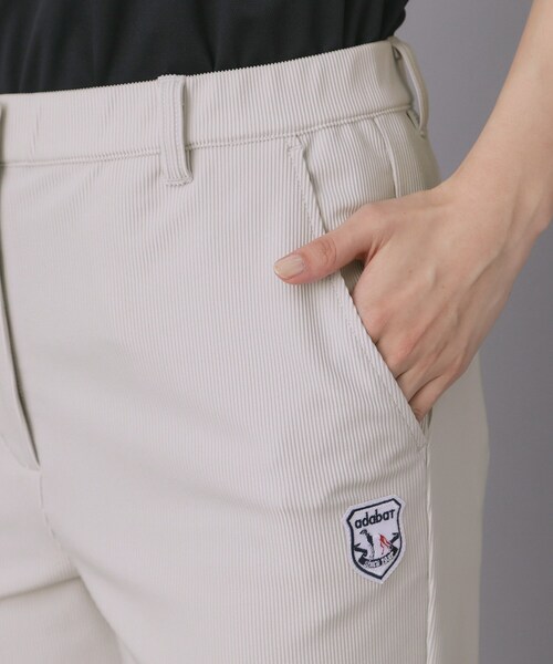 adabat（アダバット）の「【ADABAT NAVY】UVカット ロイカコードテーパードパンツ（その他パンツ・レディース・ネイビー/ナチュラル・38/36/42/40）」の12枚目の写真