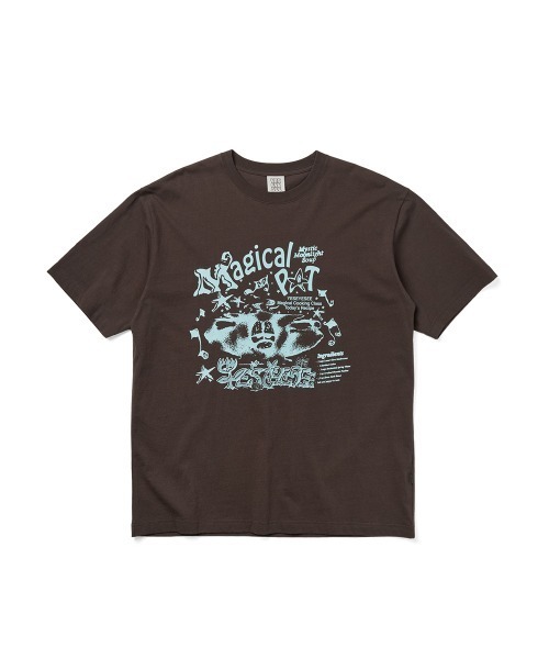 YESEYESEE(イエスアイシー)の「Y.E.S Magical Tee(Tシャツ/カットソー・メンズ・ホワイト/ダークブラウン・S/M/L/XL)」の2枚目の写真