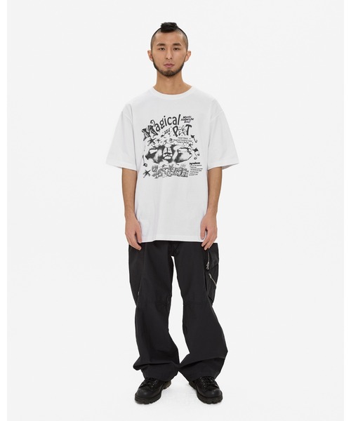 YESEYESEE(イエスアイシー)の「Y.E.S Magical Tee(Tシャツ/カットソー・メンズ・ホワイト/ダークブラウン・S/M/L/XL)」の8枚目の写真