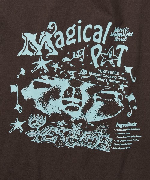YESEYESEE(イエスアイシー)の「Y.E.S Magical Tee(Tシャツ/カットソー・メンズ・ホワイト/ダークブラウン・S/M/L/XL)」の13枚目の写真