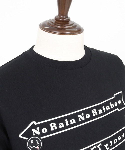 No Rain No Rainbow(ノーレインノーレインボー)の「mt10392-No Rain No Rainbow x seventy seven collaboration T-shirt Tシャツ(NR26S-36)(Tシャツ/カットソー・メンズ・ホワイト/グレー/ブラック・XL/L/M/S)」の17枚目の写真