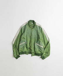 BEHEAVYER（ビヘイビアー）の「WASHED WOOL SOUVENIR JACKET grass（MA-1）」