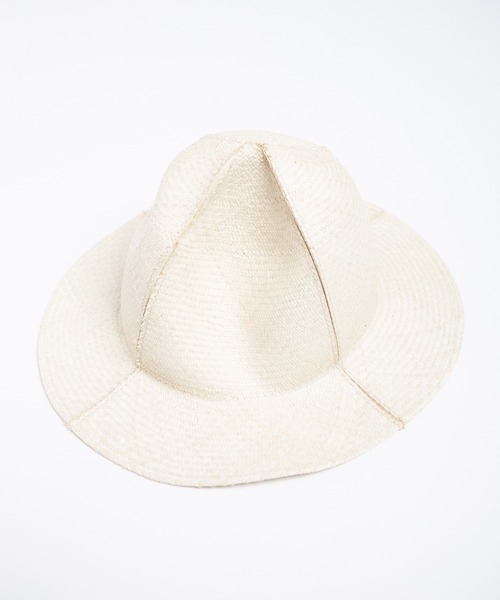 RACAL（ラカル）の「Cutting 4Panel Packable Raffia Hat / カッティングパネルラフィアハット（ハット・メンズ・ナチュラル・MEDIUM/LARGE）」の14枚目の写真