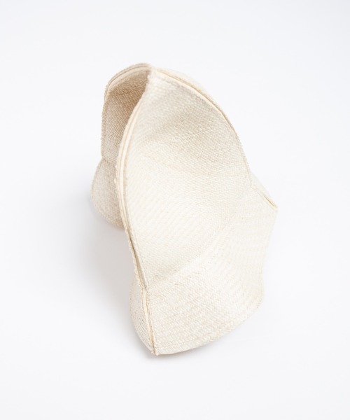 RACAL（ラカル）の「Cutting 4Panel Packable Raffia Hat / カッティングパネルラフィアハット（ハット・メンズ・ナチュラル・MEDIUM/LARGE）」の16枚目の写真