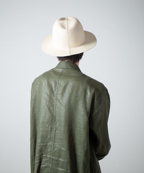 RACAL（ラカル）の「Cutting 4Panel Packable Raffia Hat / カッティングパネルラフィアハット（ハット・メンズ・ナチュラル・MEDIUM/LARGE）」の21枚目の写真