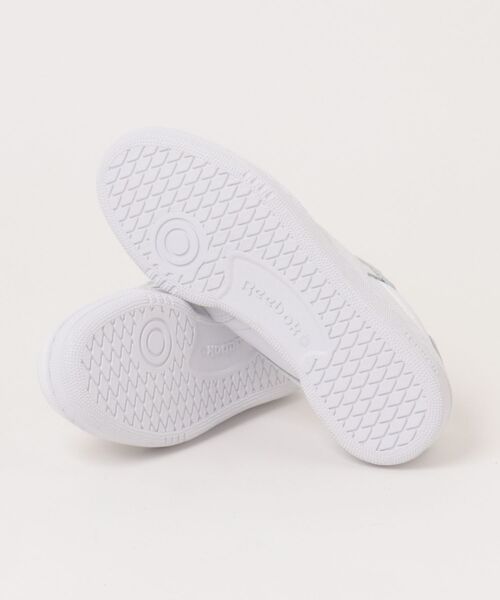 ASBee(アスビー)の「Reebok リーボック CLUB C 85 レディーススニーカー(クラブシー85) 100050 100000154 ホワイト/シアーグレー(スニーカー・レディース・ホワイト・24.0cm/23.5cm/23.0cm/24.5cm/25.0cm)」の3枚目の写真