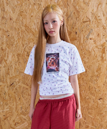 LMC( )��DDODDO TEE flower white(T�V���c/�J�b�g�\�[)
