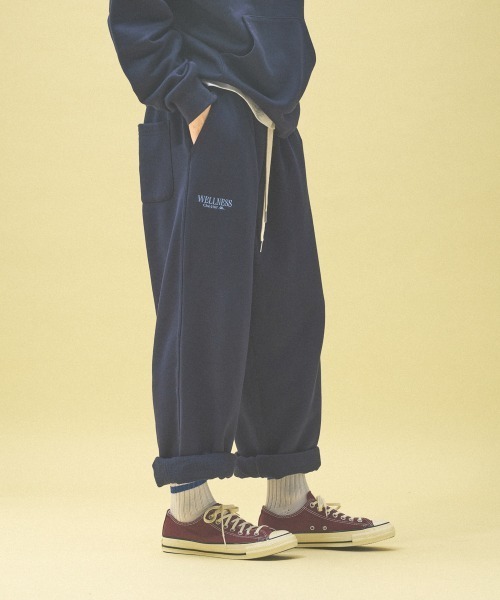 Kappa(カッパ)の「≪Kappa×and ST ウェルネスクラブ≫スウェットパンツ(スウェットパンツ・レディース・オフホワイト/ブラウン系その他/インディゴブルー/ネイビー・LARGE/SMALL/MEDIUM)」の5枚目の写真
