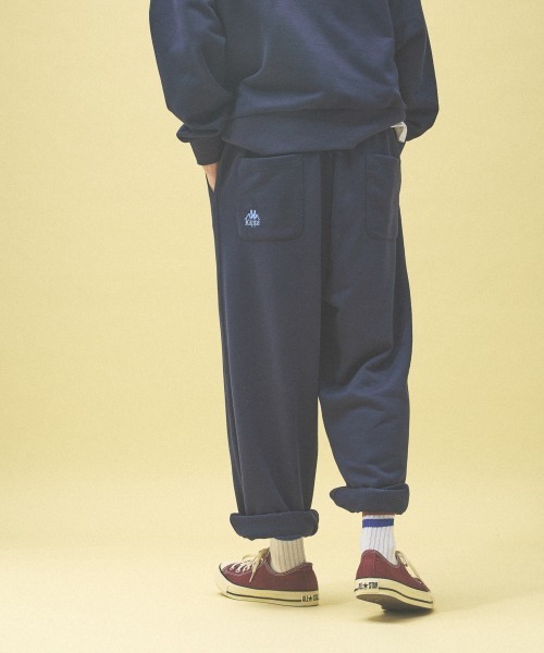 Kappa(カッパ)の「≪Kappa×and ST ウェルネスクラブ≫スウェットパンツ(スウェットパンツ・レディース・オフホワイト/ブラウン系その他/インディゴブルー/ネイビー・LARGE/SMALL/MEDIUM)」の8枚目の写真