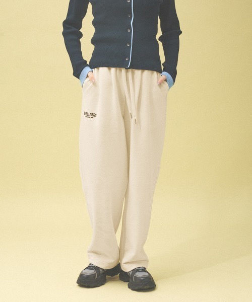 Kappa(カッパ)の「≪Kappa×and ST ウェルネスクラブ≫スウェットパンツ(スウェットパンツ・レディース・オフホワイト/ブラウン系その他/インディゴブルー/ネイビー・LARGE/SMALL/MEDIUM)」の11枚目の写真