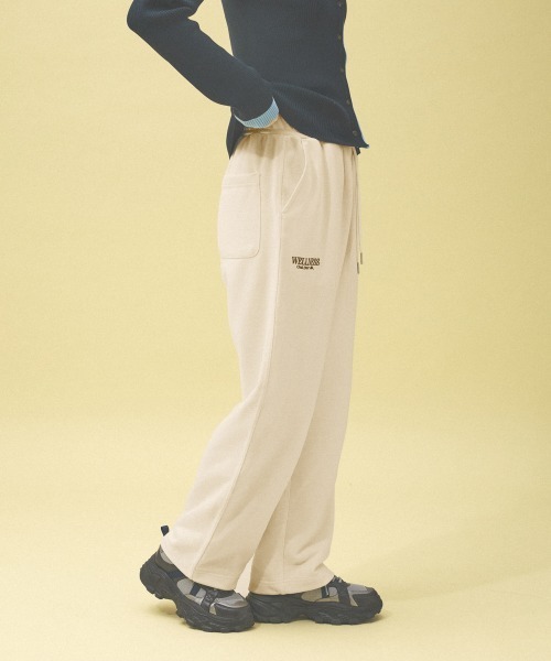 Kappa(カッパ)の「≪Kappa×and ST ウェルネスクラブ≫スウェットパンツ(スウェットパンツ・レディース・オフホワイト/ブラウン系その他/インディゴブルー/ネイビー・LARGE/SMALL/MEDIUM)」の12枚目の写真