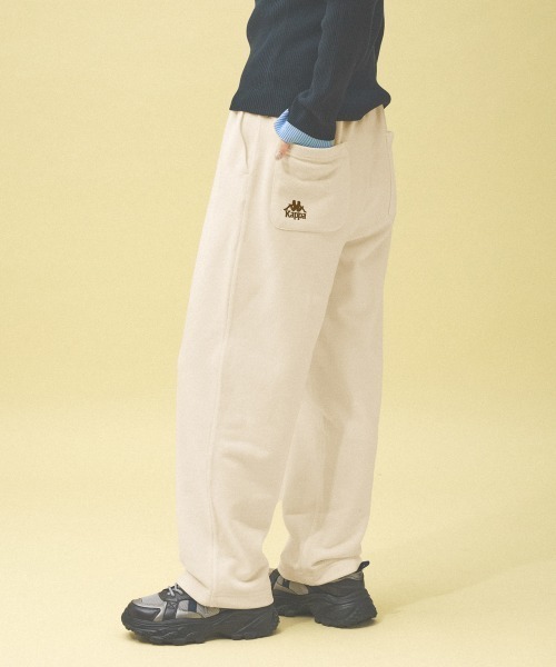 Kappa(カッパ)の「≪Kappa×and ST ウェルネスクラブ≫スウェットパンツ(スウェットパンツ・レディース・オフホワイト/ブラウン系その他/インディゴブルー/ネイビー・LARGE/SMALL/MEDIUM)」の13枚目の写真