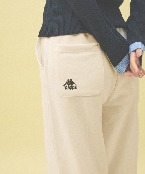 Kappa(カッパ)の「≪Kappa×and ST ウェルネスクラブ≫スウェットパンツ(スウェットパンツ・レディース・オフホワイト/ブラウン系その他/インディゴブルー/ネイビー・LARGE/SMALL/MEDIUM)」の14枚目の写真