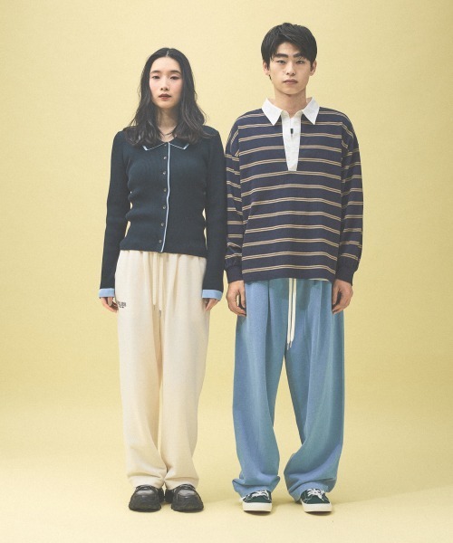 Kappa(カッパ)の「≪Kappa×and ST ウェルネスクラブ≫スウェットパンツ(スウェットパンツ・レディース・オフホワイト/ブラウン系その他/インディゴブルー/ネイビー・LARGE/SMALL/MEDIUM)」の16枚目の写真