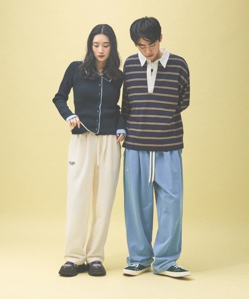 Kappa(カッパ)の「≪Kappa×and ST ウェルネスクラブ≫スウェットパンツ(スウェットパンツ・レディース・オフホワイト/ブラウン系その他/インディゴブルー/ネイビー・LARGE/SMALL/MEDIUM)」の17枚目の写真