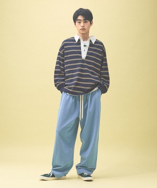 Kappa(カッパ)の「≪Kappa×and ST ウェルネスクラブ≫スウェットパンツ(スウェットパンツ・レディース・オフホワイト/ブラウン系その他/インディゴブルー/ネイビー・LARGE/SMALL/MEDIUM)」の22枚目の写真
