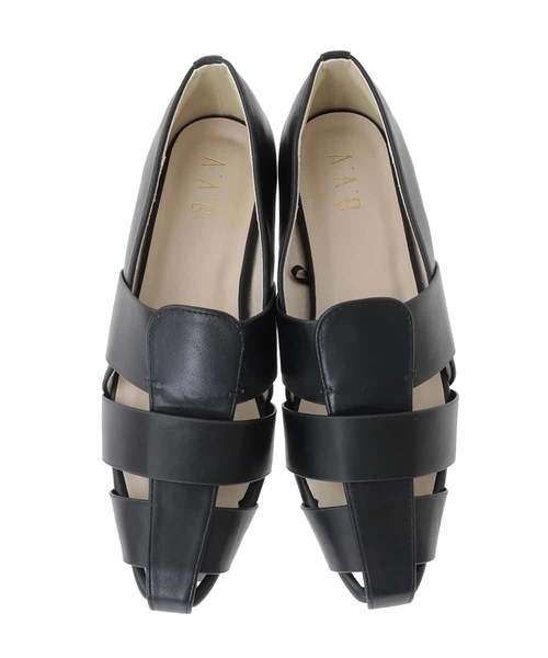 a.v.v（アーヴェヴェ）の「ｸﾞﾙｶﾊﾟﾝﾌﾟｽ（その他シューズ・レディース・アイボリー/ブラック・23.5/24.5/22.5）」の6枚目の写真