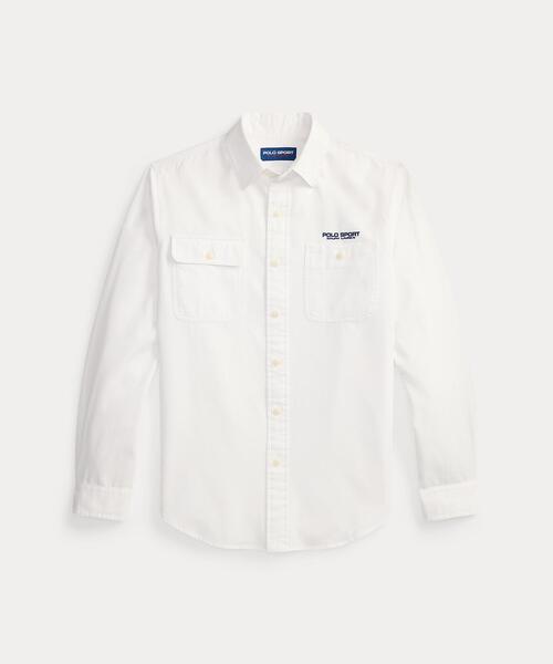 POLO RALPH LAUREN（ポロ ラルフ ローレン）の「クラシック フィット Polo Sport ワークシャツ（シャツ/ブラウス・メンズ・ホワイト・XS/XXL/M/L/XL）」の5枚目の写真