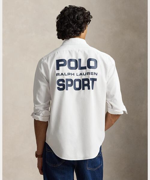 POLO RALPH LAUREN（ポロ ラルフ ローレン）の「クラシック フィット Polo Sport ワークシャツ（シャツ/ブラウス・メンズ・ホワイト・XS/XXL/M/L/XL）」の7枚目の写真