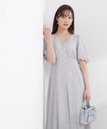 PROPORTION BODY DRESSING | パフスリーブフロント釦ワンピース / 1216140409(ワンピース)