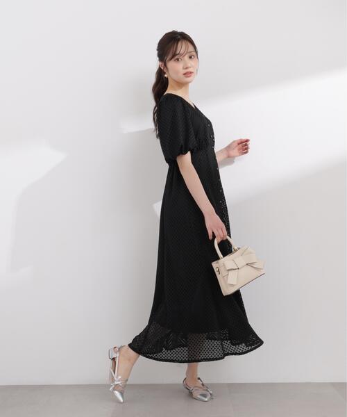 PROPORTION BODY DRESSING(プロポーションボディドレッシング)の「パフスリーブフロント釦ワンピース / 1216140409(ワンピース・レディース・ホワイト/グレー/ブラック・MEDIUM/P/S/SMALL)」の18枚目の写真