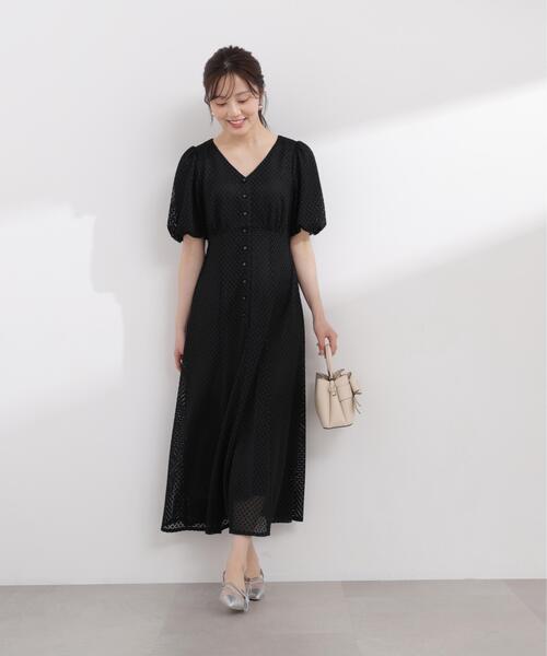 PROPORTION BODY DRESSING(プロポーションボディドレッシング)の「パフスリーブフロント釦ワンピース / 1216140409(ワンピース・レディース・ホワイト/グレー/ブラック・MEDIUM/P/S/SMALL)」の19枚目の写真