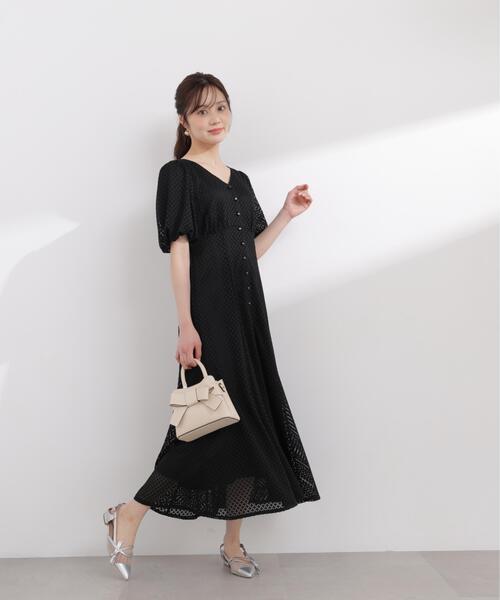 PROPORTION BODY DRESSING(プロポーションボディドレッシング)の「パフスリーブフロント釦ワンピース / 1216140409(ワンピース・レディース・ホワイト/グレー/ブラック・MEDIUM/P/S/SMALL)」の22枚目の写真