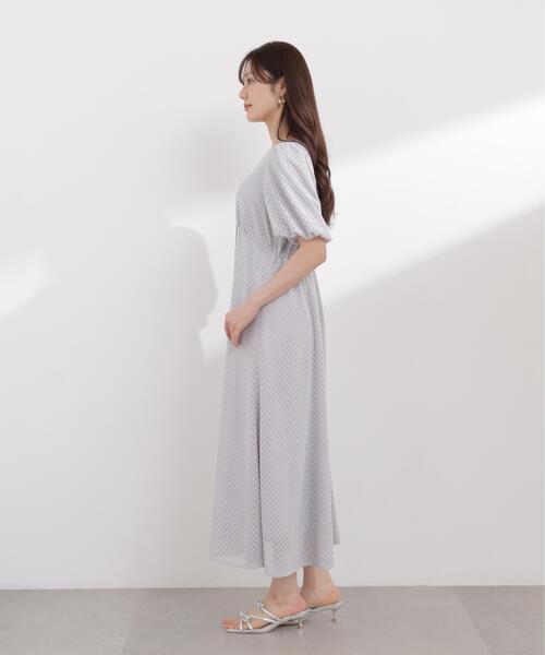 PROPORTION BODY DRESSING(プロポーションボディドレッシング)の「パフスリーブフロント釦ワンピース / 1216140409(ワンピース・レディース・ホワイト/グレー/ブラック・MEDIUM/P/S/SMALL)」の5枚目の写真