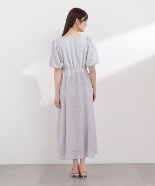 PROPORTION BODY DRESSING（プロポーションボディドレッシング）の「パフスリーブフロント釦ワンピース / 1216140409（ワンピース・レディース・ホワイト/グレー/ブラック・MEDIUM/P/S/SMALL）」の6枚目の写真
