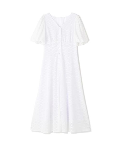 PROPORTION BODY DRESSING(プロポーションボディドレッシング)の「パフスリーブフロント釦ワンピース / 1216140409(ワンピース・レディース・ホワイト/グレー/ブラック・MEDIUM/P/S/SMALL)」の14枚目の写真