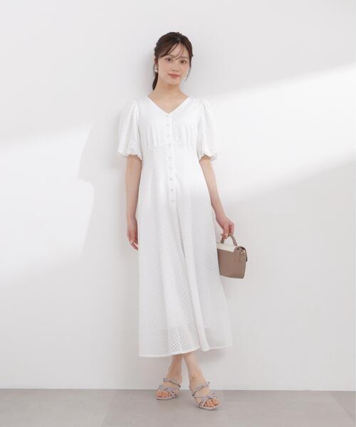 PROPORTION BODY DRESSING(プロポーションボディドレッシング)の「パフスリーブフロント釦ワンピース / 1216140409(ワンピース・レディース・ホワイト/グレー/ブラック・MEDIUM/P/S/SMALL)」の16枚目の写真