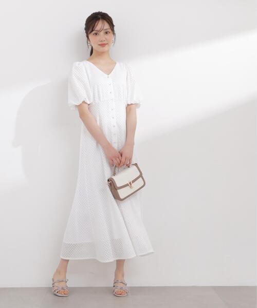 PROPORTION BODY DRESSING(プロポーションボディドレッシング)の「パフスリーブフロント釦ワンピース / 1216140409(ワンピース・レディース・ホワイト/グレー/ブラック・MEDIUM/P/S/SMALL)」の10枚目の写真