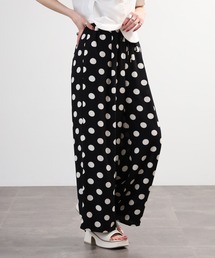 EGLANTINE ドットプリントパンツ