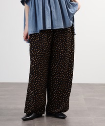 EGLANTINE ドットプリントパンツ