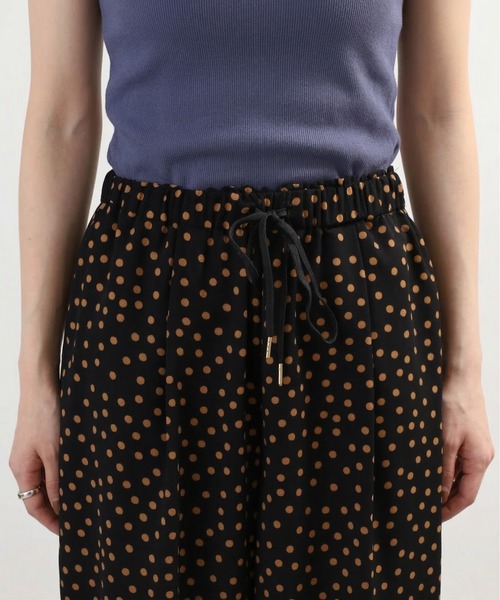 EGLANTINE（エグランティーヌ）の「EGLANTINE ドットプリントパンツ（その他パンツ・レディース・ブラック系2/ブラック系1・40）」の20枚目の写真