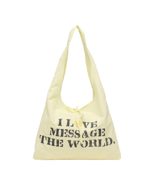 AMESWORLDWIDE（アメスワールドワイド）の「LETTERING CASUAL HOBO BAG YELLOW（ショルダーバッグ・レディース・その他・FREE）」の11枚目の写真
