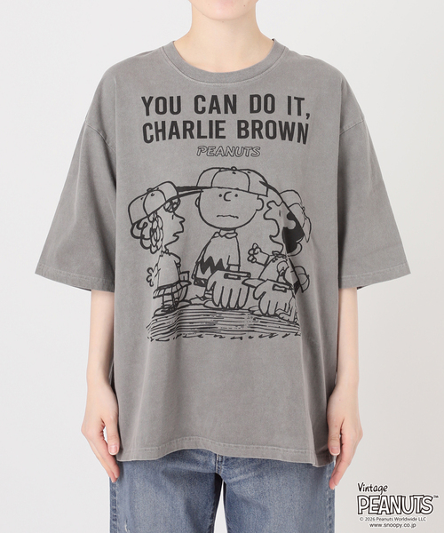 FRAMeWORK（フレームワーク）の「JOHNBULL/ジョンブル PENUTS YOU CAN DO IT T（Tシャツ/カットソー・レディース・スミクロ・FREE）」の10枚目の写真