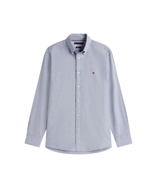 TOMMY HILFIGER(トミーヒルフィガー)の「オックスフォードソリッドロングスリーブシャツ(シャツ/ブラウス・メンズ・グリーン/レッド/マルチ・X-LARGE/SMALL/MEDIUM/LARGE)」の5枚目の写真