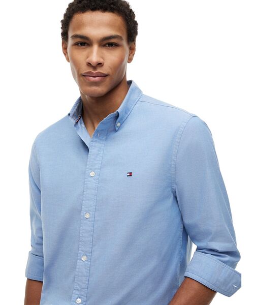 TOMMY HILFIGER(トミーヒルフィガー)の「オックスフォードソリッドロングスリーブシャツ(シャツ/ブラウス・メンズ・グリーン/レッド/マルチ・X-LARGE/SMALL/MEDIUM/LARGE)」の7枚目の写真