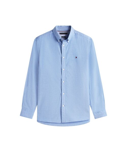 TOMMY HILFIGER(トミーヒルフィガー)の「オックスフォードソリッドロングスリーブシャツ(シャツ/ブラウス・メンズ・グリーン/レッド/マルチ・X-LARGE/SMALL/MEDIUM/LARGE)」の9枚目の写真
