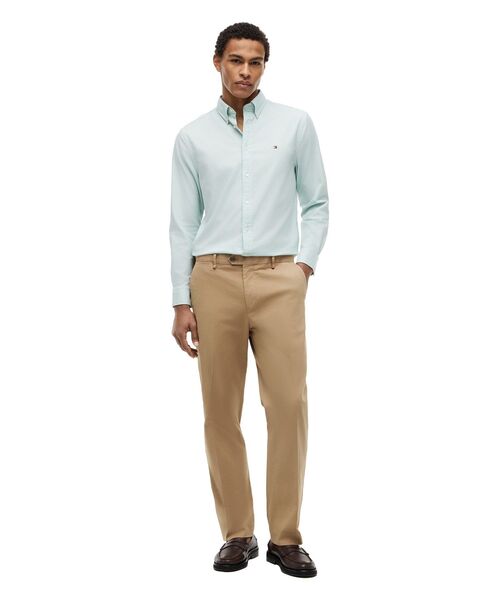 TOMMY HILFIGER(トミーヒルフィガー)の「オックスフォードソリッドロングスリーブシャツ(シャツ/ブラウス・メンズ・グリーン/レッド/マルチ・X-LARGE/SMALL/MEDIUM/LARGE)」の10枚目の写真