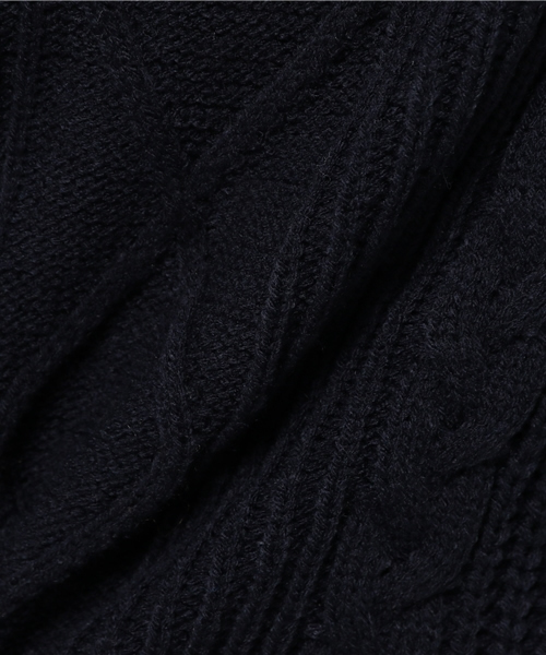 SLY（スライ）の「BLEND CABLE LG OP（ワンピース・レディース・ネイビー/カーキ/オフホワイト/キャメル・2/1）」の8枚目の写真